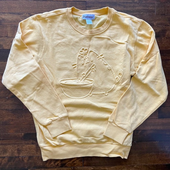 Pusheen box exclusive yellow chef sweatshirt S - Picture 1 of 1